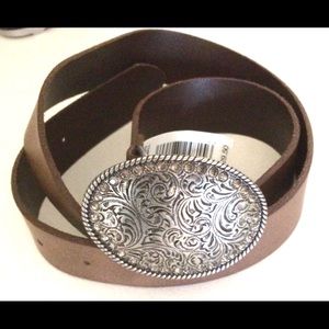 🏹 Genuine Leather belt American Eagle size:  xs